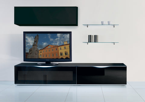 Mo Usa3 Modena Modern Black Tv Entertainment System Made In Italy Model VGMUMO-USA3-NE