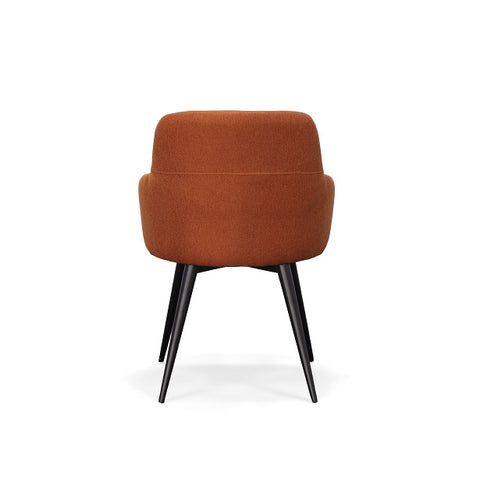 Modrest Scranton Modern Orange & Black Dining Chair By VIG Furniture