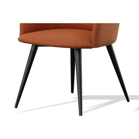 Modrest Scranton Modern Orange & Black Dining Chair By VIG Furniture