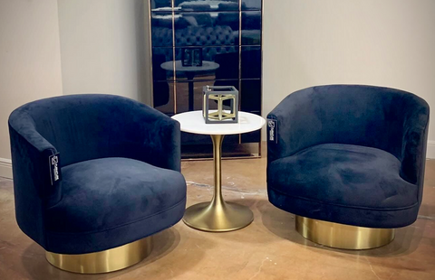 Divani Casa Basalt Modern Black Fabric Accent Chair Model VGRH-RHS-AC-222