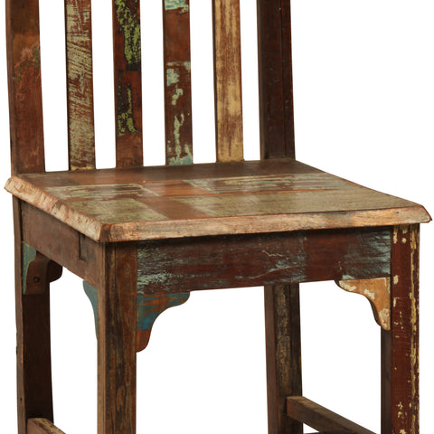 Nantucket Medium Brown Distressed Paint and Seal Dining Chair