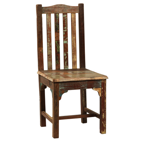 Nantucket Medium Brown Distressed Paint and Seal Dining Chair