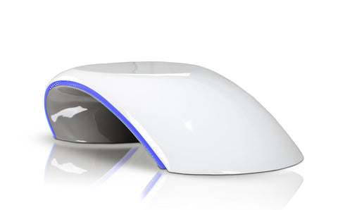 Shift Contemporary Two Tone Blue Led High Gloss Coffee Table Model VGGUTG-1165CT-2