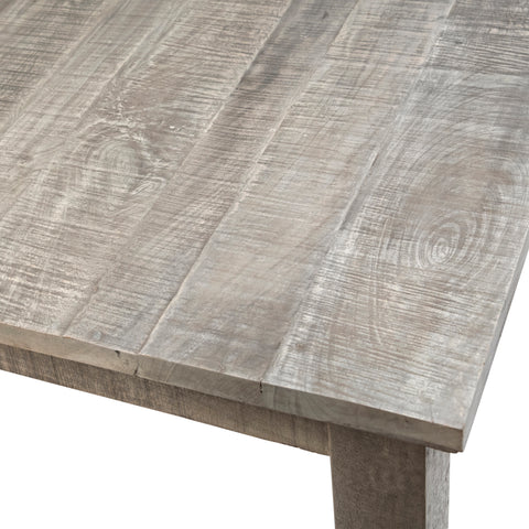Zion Light Grey Wash Sealed Finish Dining Table