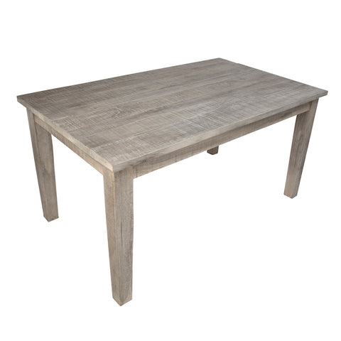 Zion Light Grey Wash Sealed Finish Dining Table