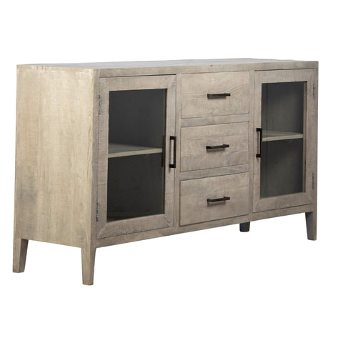 Zion Light Grey Wash Sealed Finish Sideboard