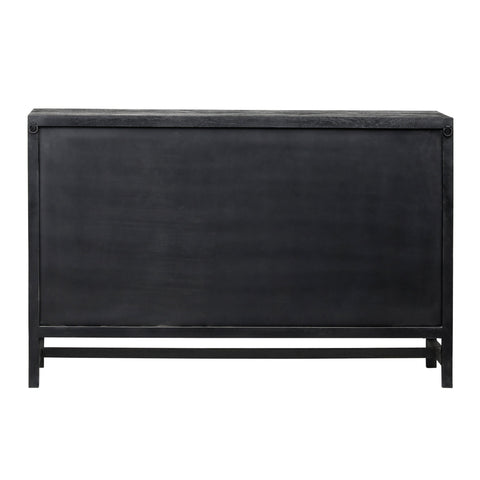 Owen Black Sandblasted Finish Sideboard