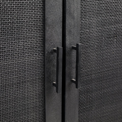 Owen Black Sandblasted Finish Sideboard