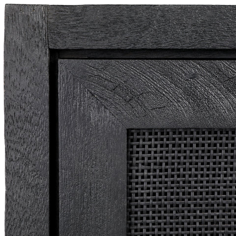 Owen Black Sandblasted Finish Sideboard