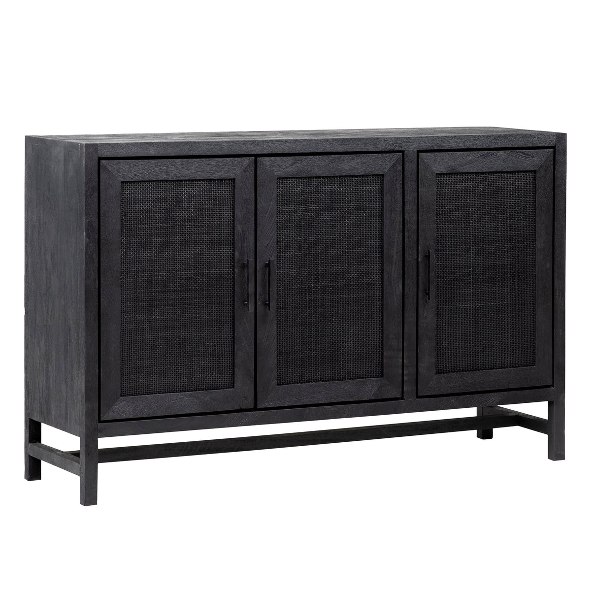 Owen Black Sandblasted Finish Sideboard