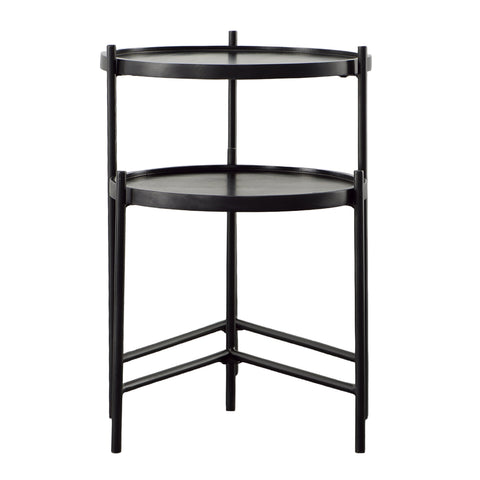 Almonte Black Frame and Black Top Nesting Tables