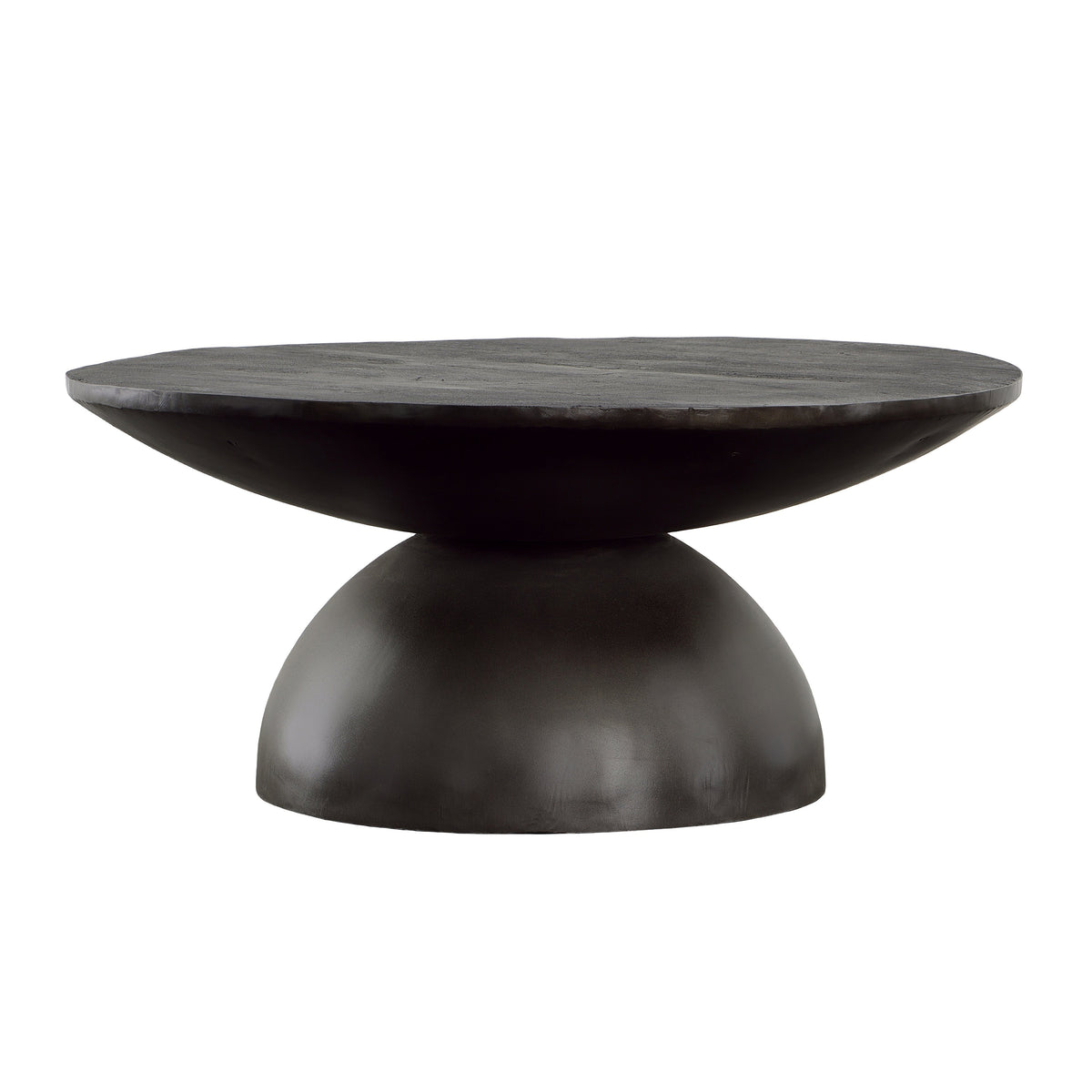Bernabe Black Sandblasted Finish Coffee Table