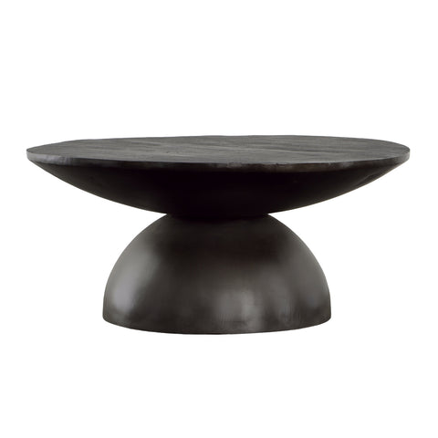 Bernabe Black Sandblasted Finish Coffee Table