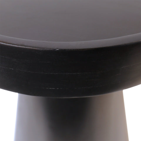 Blandon Black Sandblasted Finish Side Table
