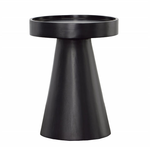 Blandon Black Sandblasted Finish Side Table