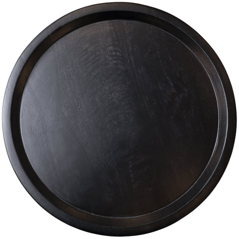 Bordon Black Sandblasted Finish Side Table