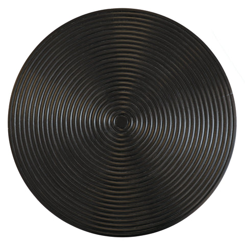 Botero Black Sandblasted Finish Coffee Table