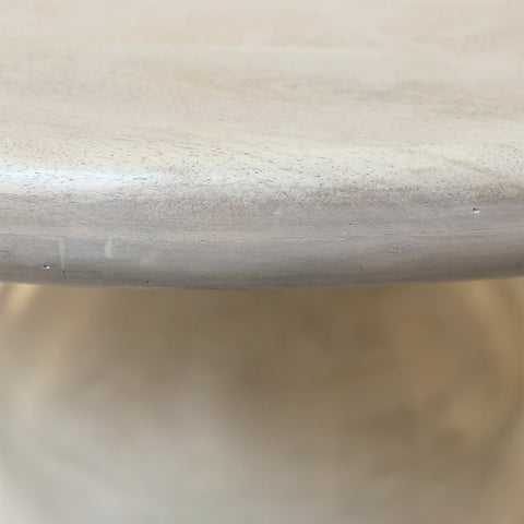 Domingo Whitewash Finish Dining Table