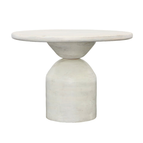 Domingo Whitewash Finish Dining Table
