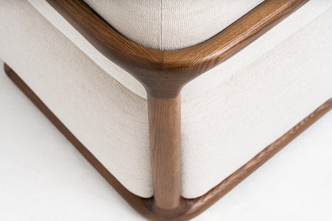 Divani Casa Simone Modern Off White Fabric Sectional Sofa Model VGCS-SF-23083