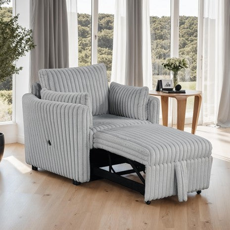 Denholme Chair Model Sl64002Gy-Ch-Pk By Furniture Of America 