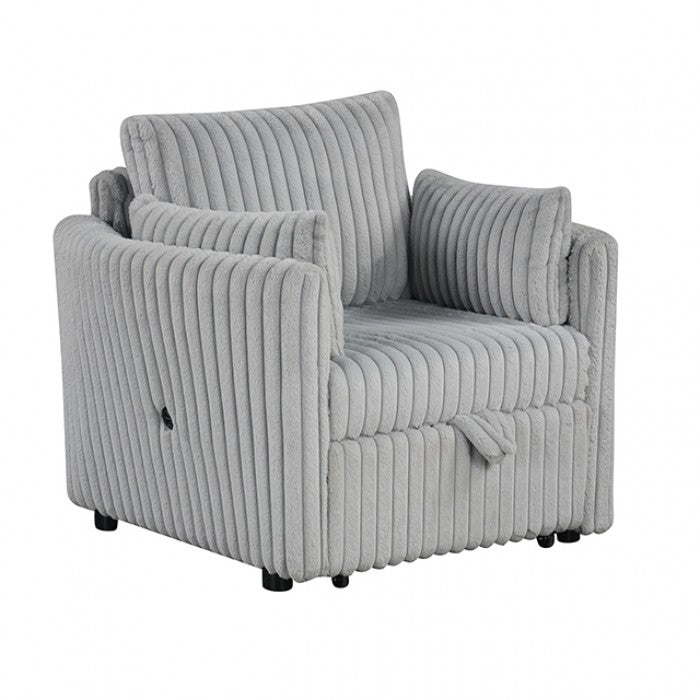 Denholme Chair Model Sl64002Gy-Ch-Pk By Furniture Of America 