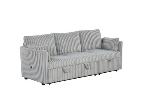 Denholme Sectional W/ Pull Out Model Sl64002Gy-Sf-Pk By Furniture Of America 