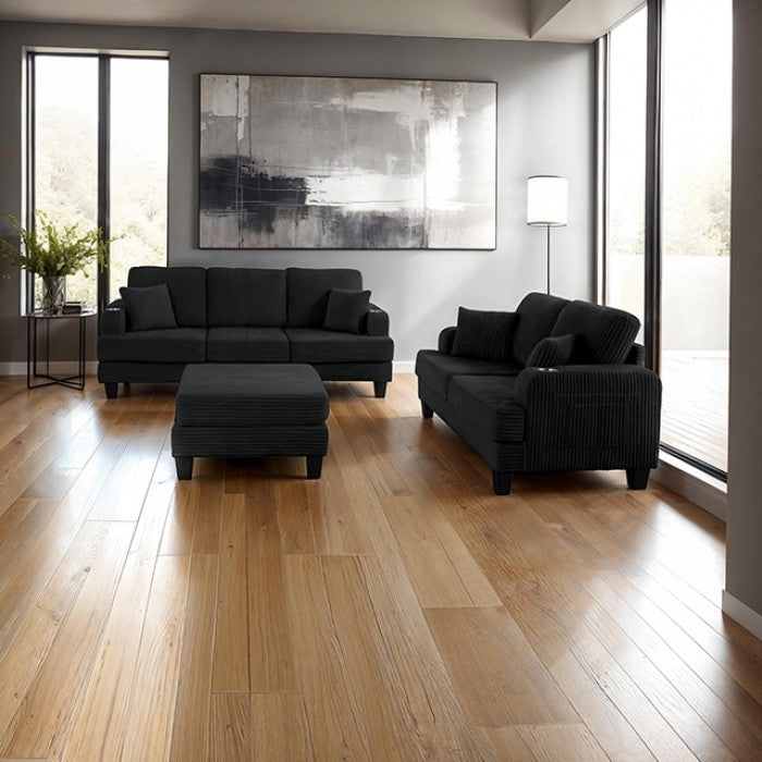 Moretaine Sofa Model Sl6932Bk-Sf-Pk By Furniture Of America 