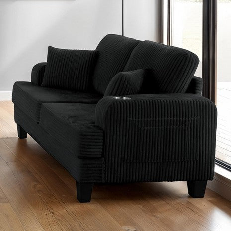 Moretaine Loveseat Model Sl6932Bk-Lv-Pk By Furniture Of America 