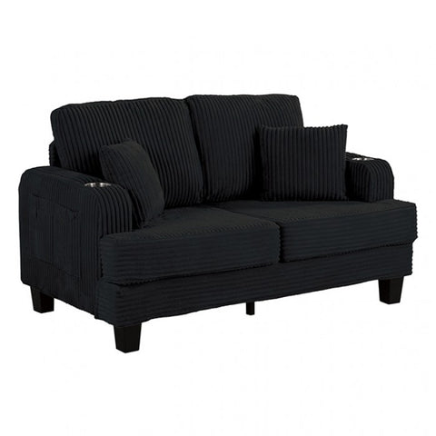 Moretaine Loveseat Model Sl6932Bk-Lv-Pk By Furniture Of America 