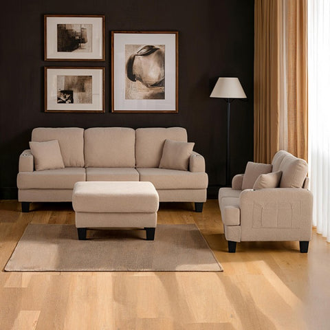 Cinderford Sofa Model Sl6936Bg-Sf-Pk By Furniture Of America 