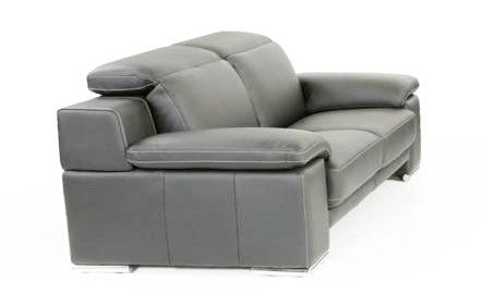 Lamod Italia Evergreen Modern Stone Grey Italian Leather Sofa  Model VGNT-EVERGREEN-SGRY-S
