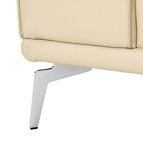 Lamod Italia Soho Italian Off White Leather Sofa Model VGDTSOHO-SF-OFFWHT-S