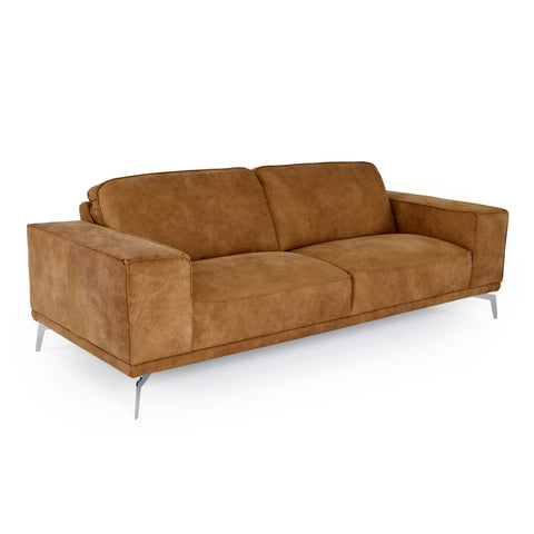Lamod Italia Soho Italian Vintage Cognac Leather Sofa Model VGDTSOHO-SF-COGNAC-S