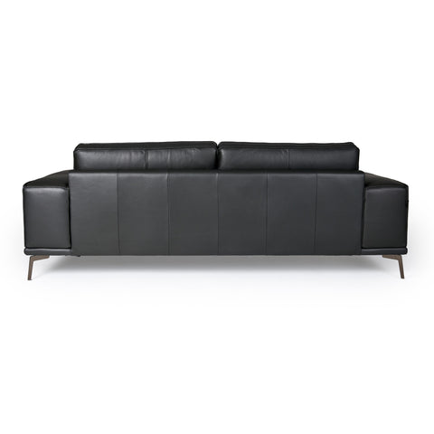Lamod Italia Soho Italian Grey Nirvana Fume Leather Sofa Model VGDTSOHO-SF-GREY-S