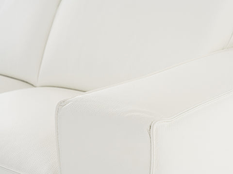 Lamod Italia Soho Italian White Leather Sofa Model VGDTSOHO-SF-WHT
