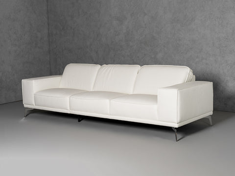 Lamod Italia Soho Italian White Leather Sofa Model VGDTSOHO-SF-WHT