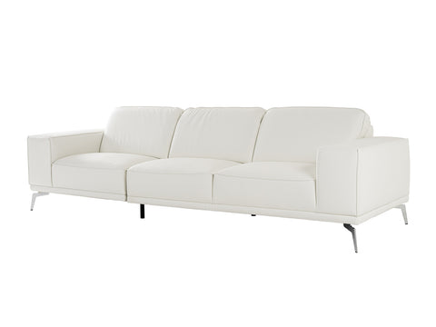 Lamod Italia Soho Italian White Leather Sofa Model VGDTSOHO-SF-WHT