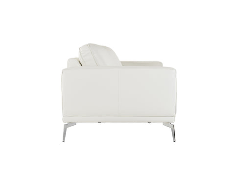 Lamod Italia Soho Italian White Leather Sofa Model VGDTSOHO-SF-WHT
