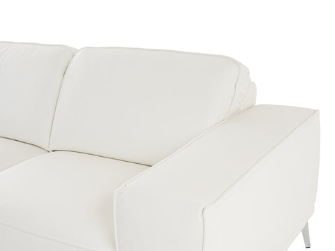 Lamod Italia Soho Italian White Leather Sofa Model VGDTSOHO-SF-WHT