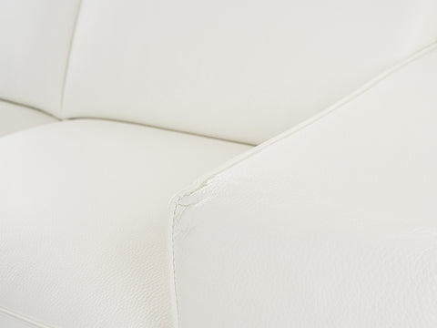 Lamod Italia Soho Italian White Leather Sofa Model VGDTSOHO-SF-WHT