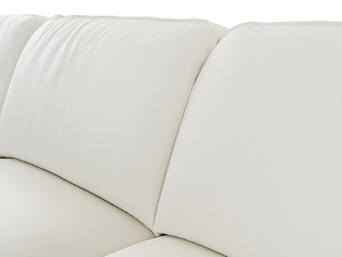 Lamod Italia Soho Italian White Leather Sofa Model VGDTSOHO-SF-WHT