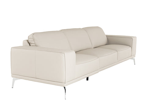 Lamod Italia Soho Italian Grey Leather Sofa Model VGDTSOHO-SF-GRY