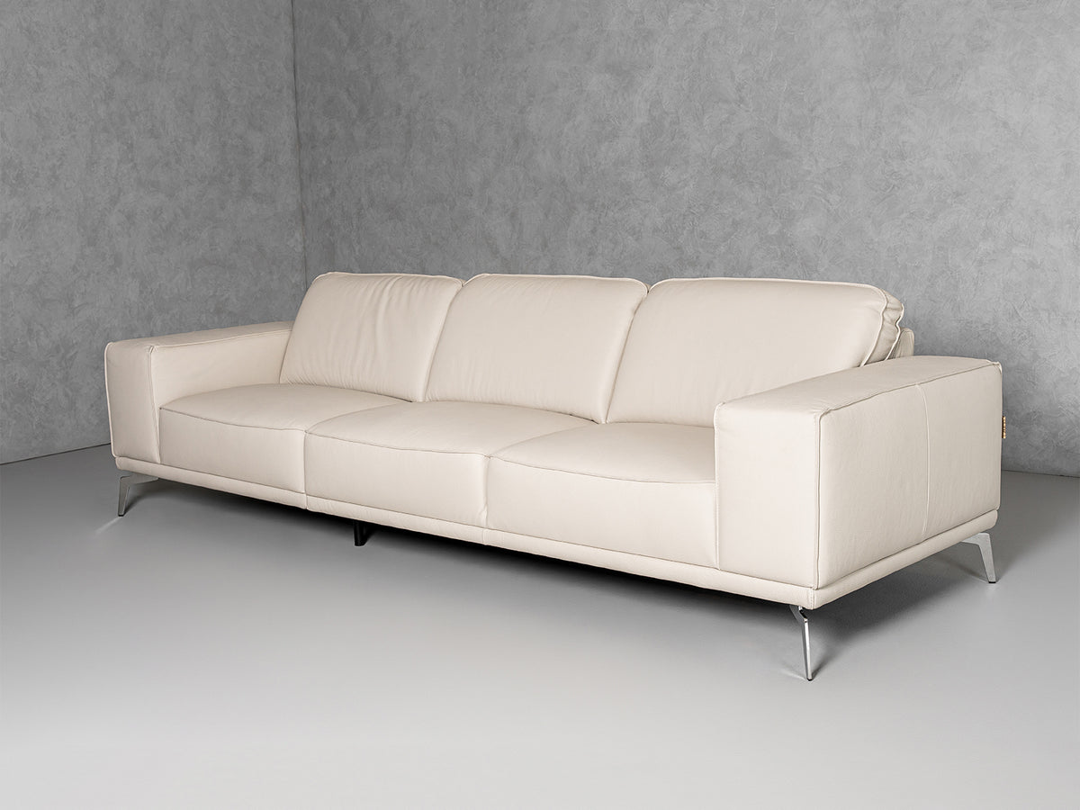 Lamod Italia Soho Italian Grey Leather Sofa Model VGDTSOHO-SF-GRY