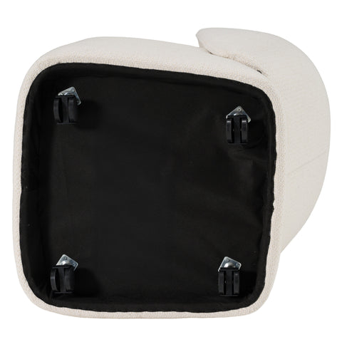 Modrest Souza Modern Beige Fabric Swivel Dining Chair Model VGKK-KF.Y1256-BGE