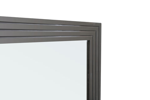 Modrest Splendor Grey High Gloss Slatted Mirror Model VGVCJ20256-M-GRY-MIR