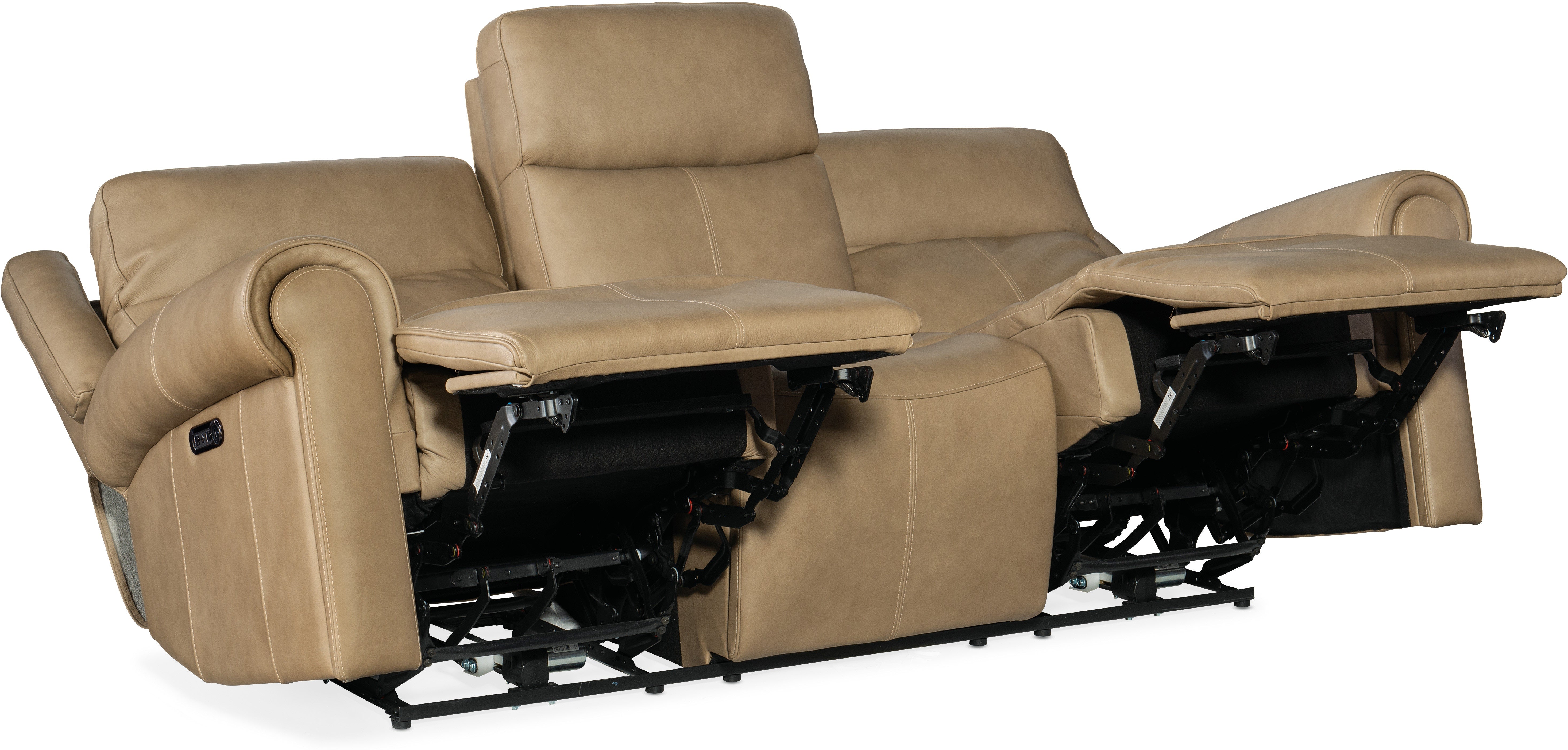 Hooker Furniture Living Room Oberon Zero Gravity Power Sofa with Power Headrest