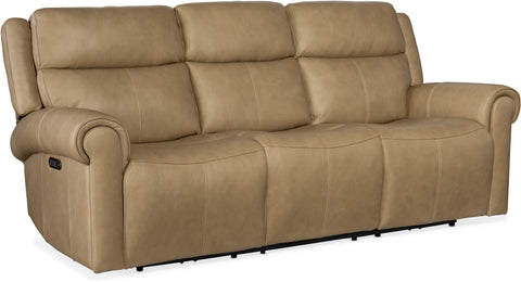 Hooker Furniture Living Room Oberon Zero Gravity Power Sofa with Power Headrest