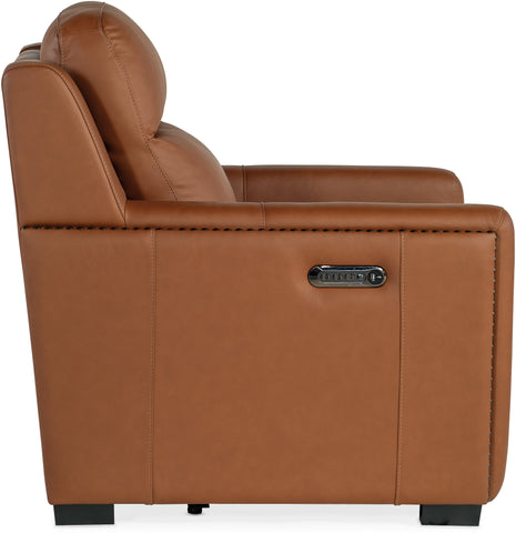 Hooker Furniture Living Room McKinley Power Recliner with Power Headrest & Lumbar