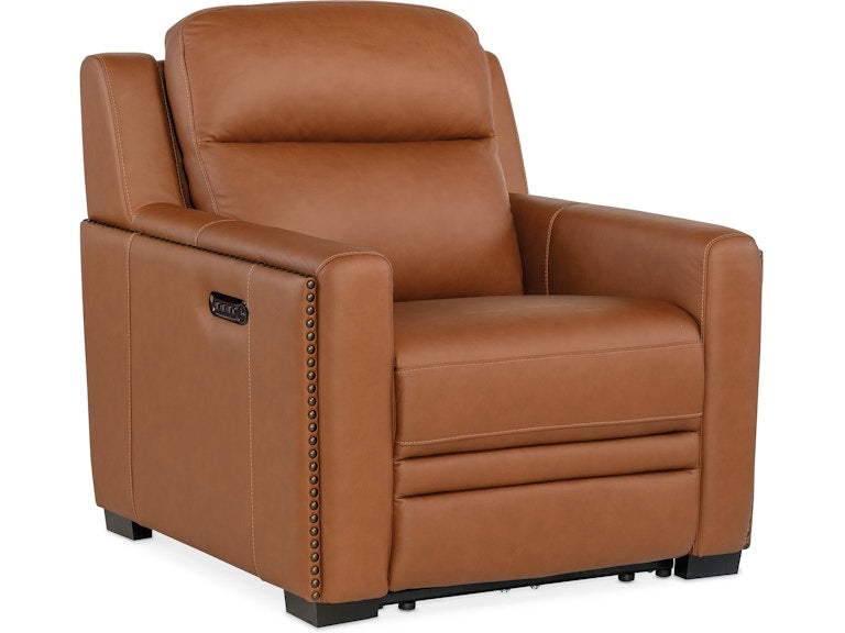 Hooker Furniture Living Room McKinley Power Recliner with Power Headrest & Lumbar